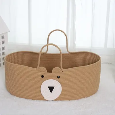 Cotton Rope Baby Portable Handheld Basket - 12