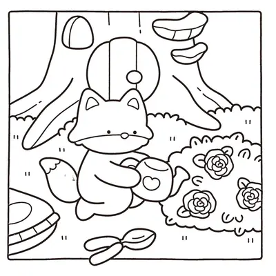 Children's Coloring Book Ages 3-4, Early Education Picture Book