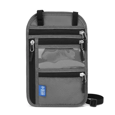 RFID document organizer, neck strap, passport protection case - 8