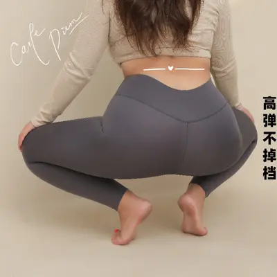 Plus Size Women's Seamless Butt-Lifting Shark Leggings, Tummy Control - 4
