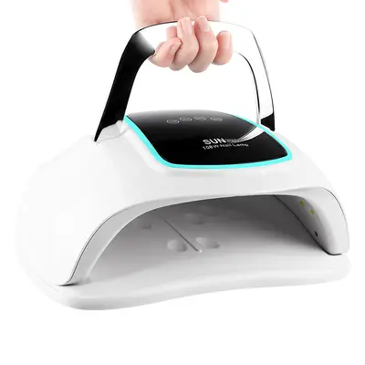 LED nail lamp 108W dual hand UV gel curing