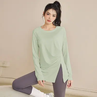 Women's Long Sleeve Pilates and Yoga Wear, Spring Autumn, Professional - 10