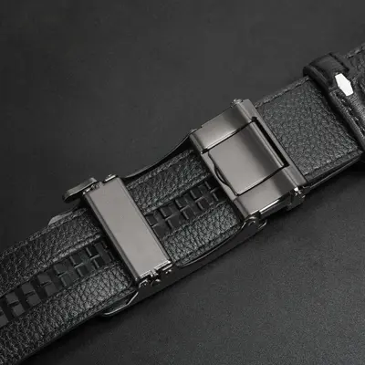 Erkek Deri Kemeri Alaşım Otomatik Toka Premium Hisli Modaya Uygun Çok Amaçlı Trend Orta Yaş Gençlik Pantolon Kemeri Fabrika Toptan