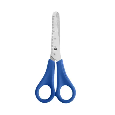 Student Scissors with Scale Ruler, Children's Safety
