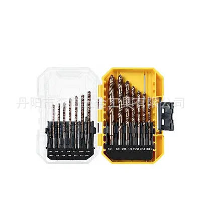 21-teiliges Kobalt-Spiralbohrer-Set für Edelstahl, Zollgrößen