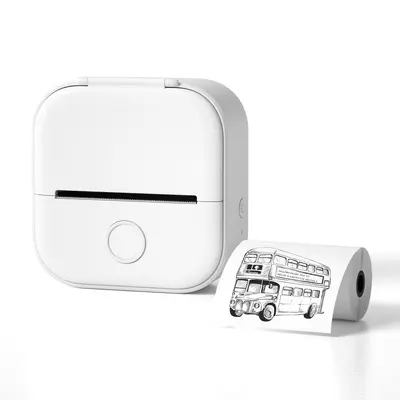PhomemoT02 mini termal yazıcı küçük taşınabilir etiket yazıcısı cep telefonu Bluetooth ev hata düzeltme yazıcısı - 11