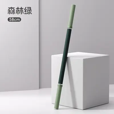韩国新款瑜伽按摩棒腿部背部辅助拉伸健身神器肌肉滚轮放松筋膜棒 - 11