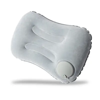 Inflatable U-shaped neck pillow, foldable, portable travel support