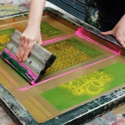 Screen Printing Stamp Print Service, Custom Pantone Color Matching