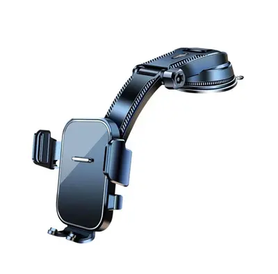 In-Car Phone Holder with Sticky Suction Cup, Automatic Lock, Rotatable - 8