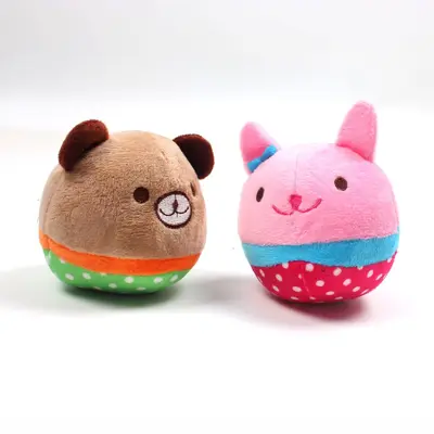 Squeaky Plush Dog Toy, Ultra Soft Fabric - 5