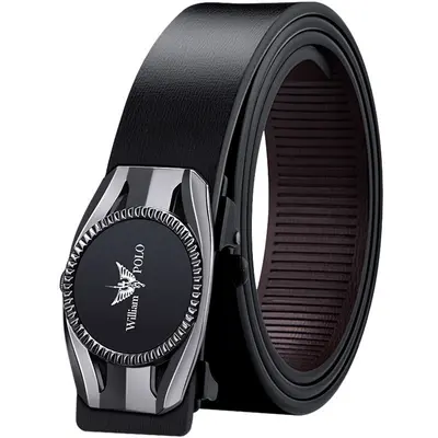 Emperor Paul Genuine Leather Men's Belt with Alloy Buckle Waist Band Guangzhou Men's Luxury Wholesale - 12
