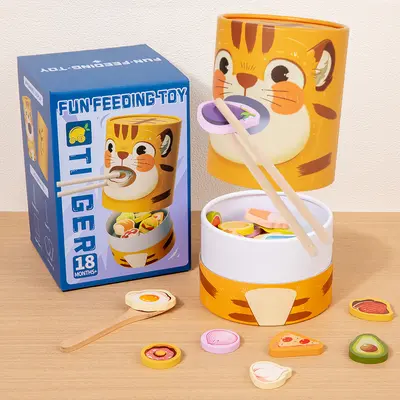 Grenzüberschreitendes Neuheiten-Kinder-Lernspielzeug, Fütterungsspiel, kognitives Spiel, Kindergarten, Training der Feinmotorik und logischen Denkfähigkeit
