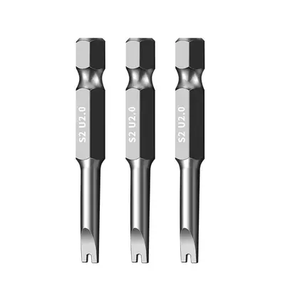 Specialty screwdriver bit set, triangle, Y, U shape, magnetic