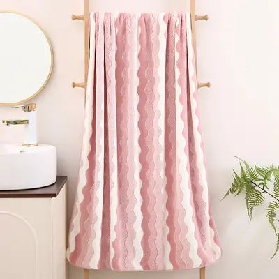 Banyo Havlusu Mercan PolÖ 90*170 Yetişkin Emici Hızlı Kuruyan Büyük Boy Kalın Yüzme Sarmalı Tüm Vücut Giyilebilir Büyük Banyo Havlusu Özel Sipariş - 7