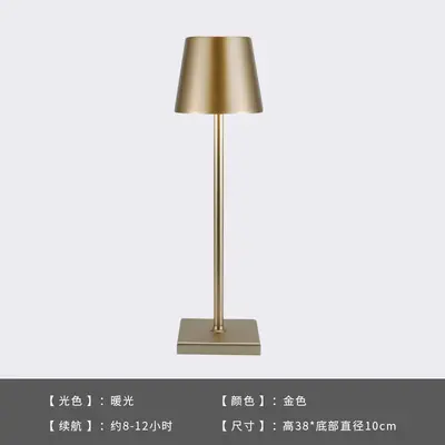 Rechargeable Transparent Table Lamp, Waterproof, Camping and Bar Style - 9