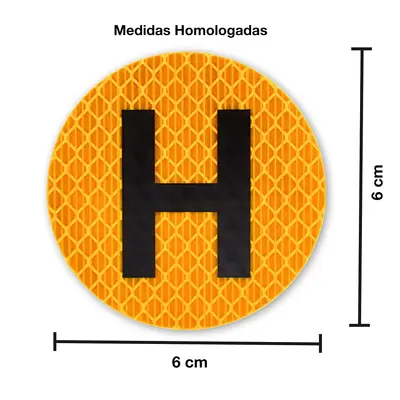 Magnetic H-Type Vehicle Sticker, Interior and Exterior Logo Decal