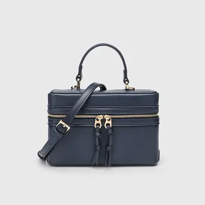 Women's Small Square Box Bag, Single-Shoulder Crossbody Bag - 12