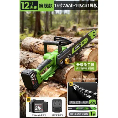 Lvlin Rechargeable Electric Chainsaw High-Capacity Lithium Battery - 9