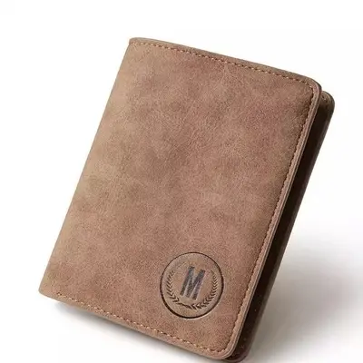 Minimalist Men's Short Wallet, Retro Design, Multi-Card Slots - 4