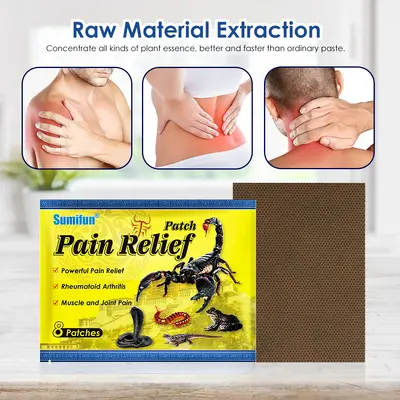 Five Poison Plaster Patch, 8 Patches per Bag, K08301
