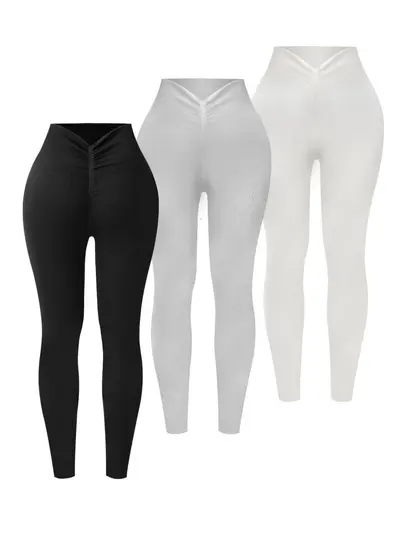 Women's High-Waist Seamless Yoga Leggings, Butt-Lifting Quick-Dry Sports Pants