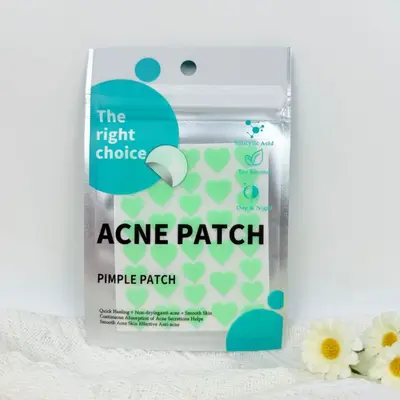 Pimplepatch Heart-Shaped Acne Patches Hydrocolloid Effective - 10