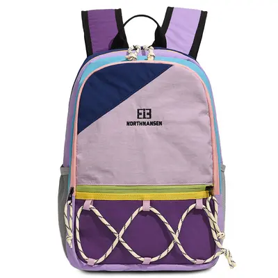 Lightweight Women's Outdoor Hiking Backpack, Large Capacity, Color-Block - 8
