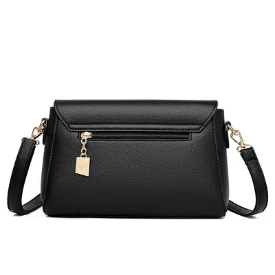 Damen-Umhängetasche aus echtem Weichleder, elegant und lässig - 4