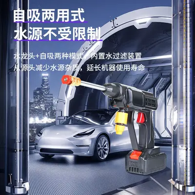 Wireless High-Pressure Car Washer with Lithium Battery - 3
