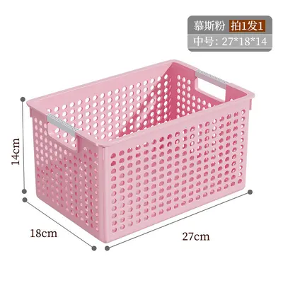 Plastik saklama sepeti mutfak dolabı ev organize - 9