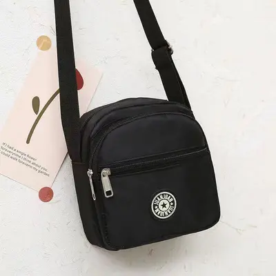 Çiçek Desenli Oxford Kumaş Çapraz Askılı Çanta, Orta Yaş ve Yaşlılar İçin - 7