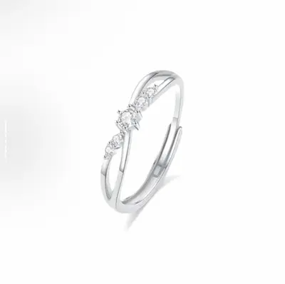 S999 Sterling Silver Matching Rings, Minimalist Design