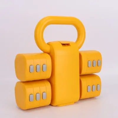 Adjustable dumbbell set for women, 5 kg, removable - 12