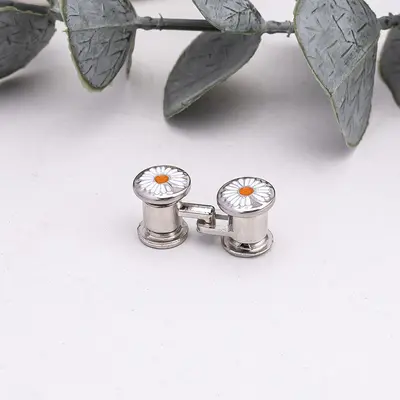Hidden Snap Buttons, No-Sew, Detachable, Flat Back - 12