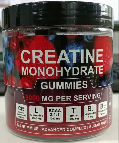 Water-Soluble Creatine Monohydrate Gummies for Fitness - 7