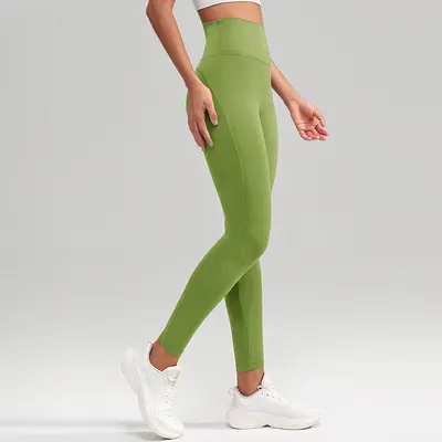 Nahtlose Yogahose, High Waist, Po-Lifting, Bauchkontrolle - 11