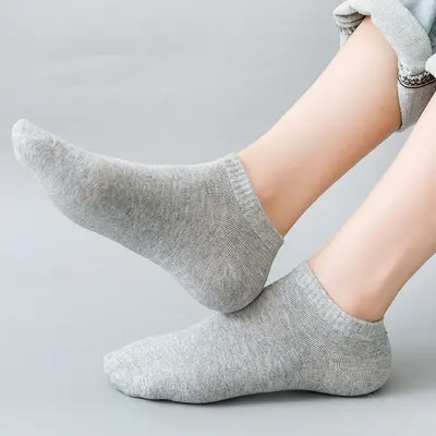 Unisex Thin Invisible Short Socks, Four Seasons, Disposable