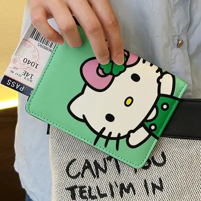 Sanrio Hello Kitty pasaport ve kart tutucu - 7