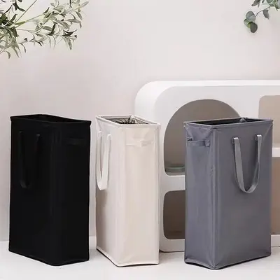 Foldable Laundry Basket, Dirty Clothes Hamper for Household and Dormitory