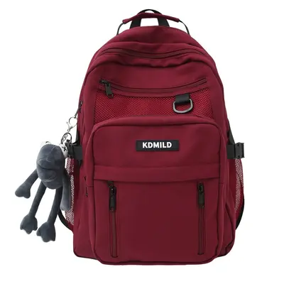Middle School Backpack, Large Capacity, Waterproof Nylon - 8