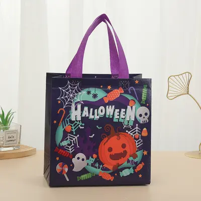 Halloween Printed Non-Woven Party Gift Bag for Candy
