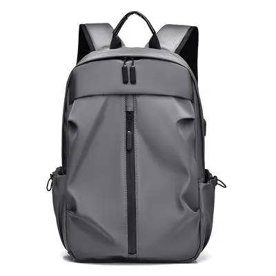 Casual City Backpack Large Capacity Laptop Compartment Waterproof Nylon - 8