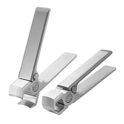 Stainless steel nail clipper set for thick nails