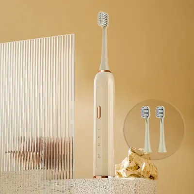 Minimalist Electric Toothbrush, Fully Automatic Waterproof Sonic, Soft Bristles - 7