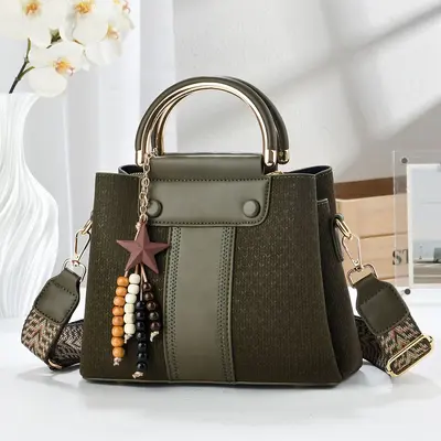 Women's Light Luxury Shoulder and Crossbody Bag - 7