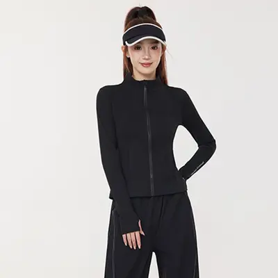 2024新款秋冬季瑜伽服长袖外套普拉提健身显瘦上衣清仓批发 - 10