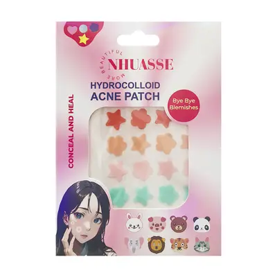 Women's Star-Shaped Hydrocolloid Acne Patches, Waterproof, Ultra-Thin - 5