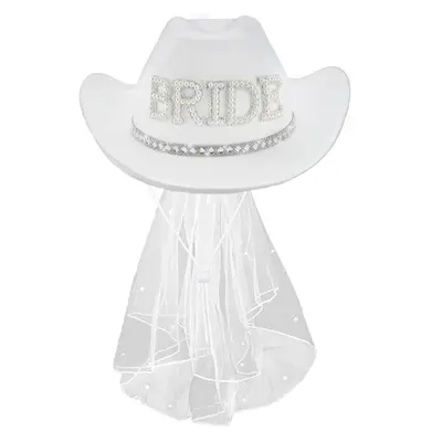 Felt Western Cowboy Hat for Parties and Music Events - 10