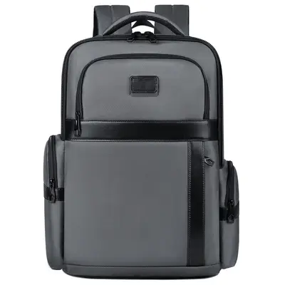 Men's Business Backpack, Water-Repellent Nylon Laptop Daypack - 9